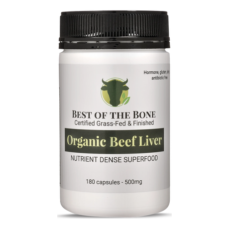 Best of the Bone Organic Beef Liver 180c