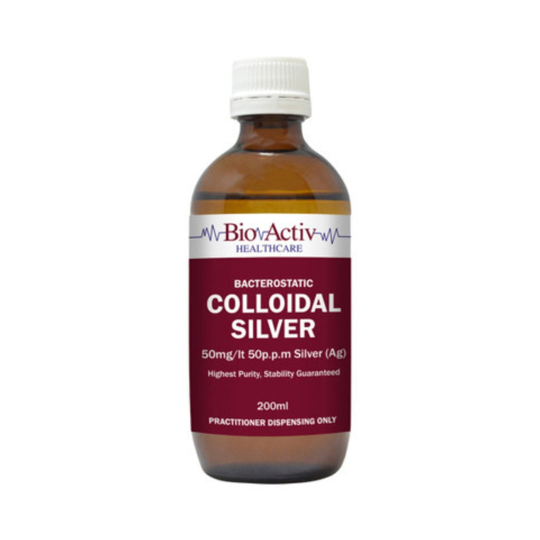BioActiv Healthcare Bacterostatic Colloidal Silver 200ml