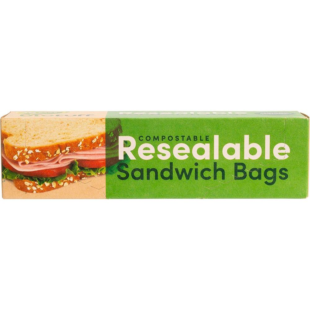 Biotuff Resealable Sandwich Ba 18x17cm 30