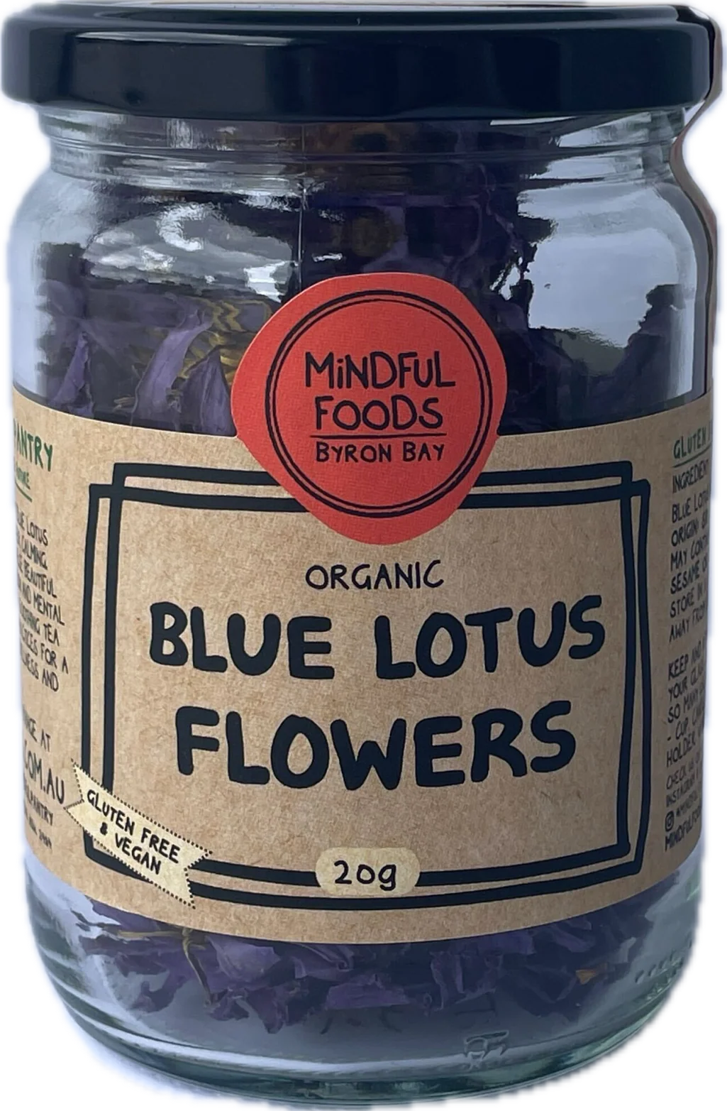 Mindful Foods Organic Blue Lotus Flower 20g