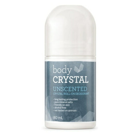 Body Crystal Roll On Deodorant Fragrance Free 80ml