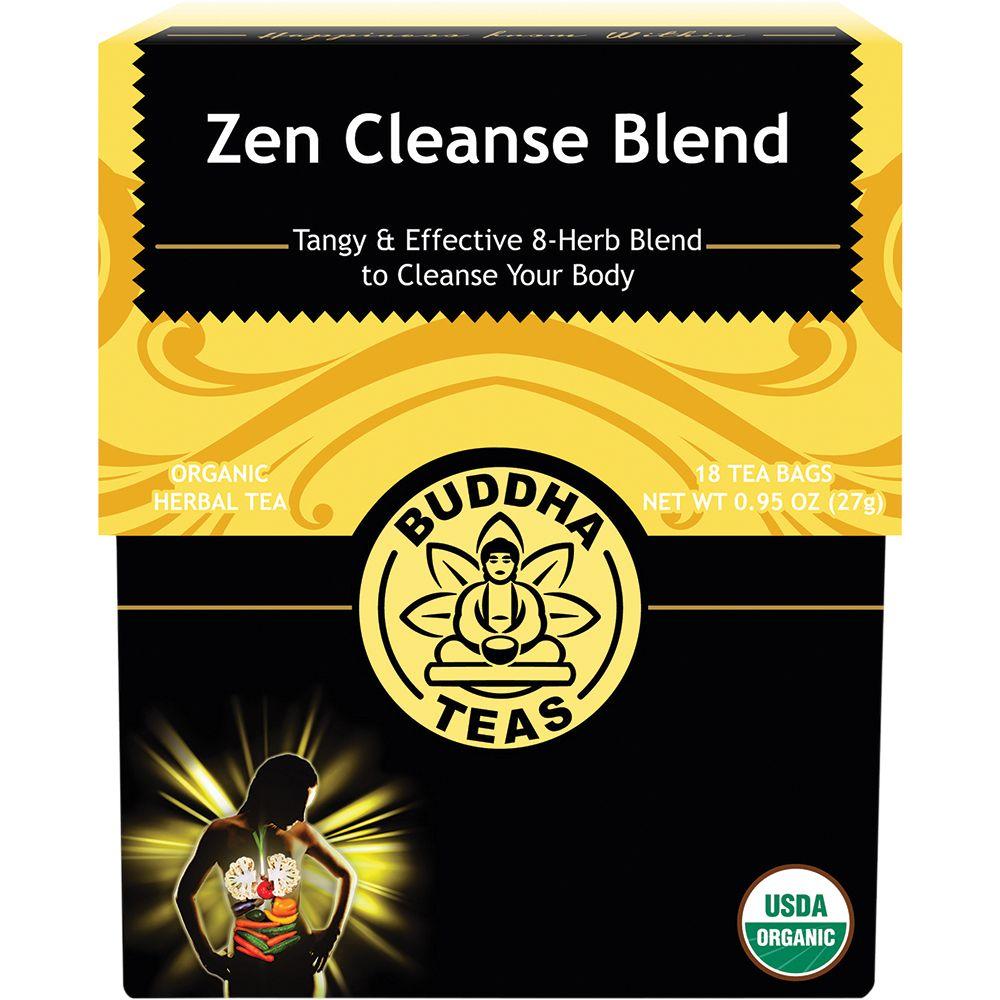 Buddha Teas Herbal Zen Cleanse Blend box of 18 tea bags