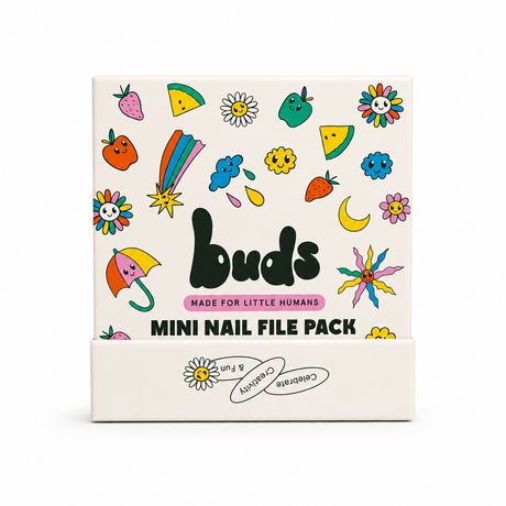 Hanami Buds Kids Mini Nail Files 6 Pack