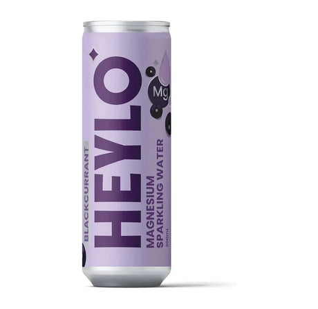 Heylo Magnesium Sparkling Water Blackcurrant 300ml