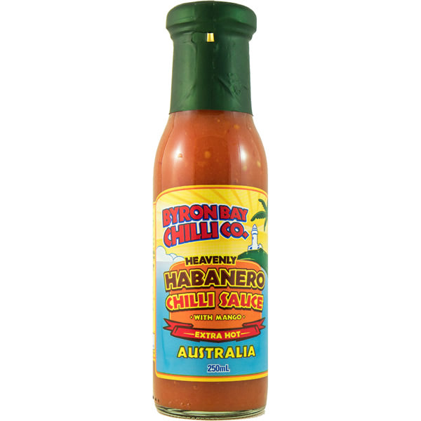Byron Bay Chilli Co Heavenly Habanero Chilli Sauce with Mango 150g