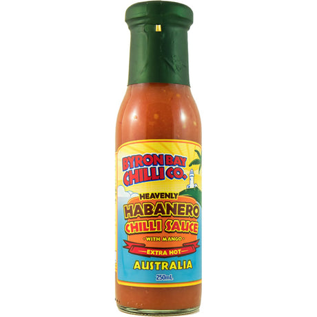 Byron Bay Chilli Co Heavenly Habanero Chilli Sauce with Mango 150g