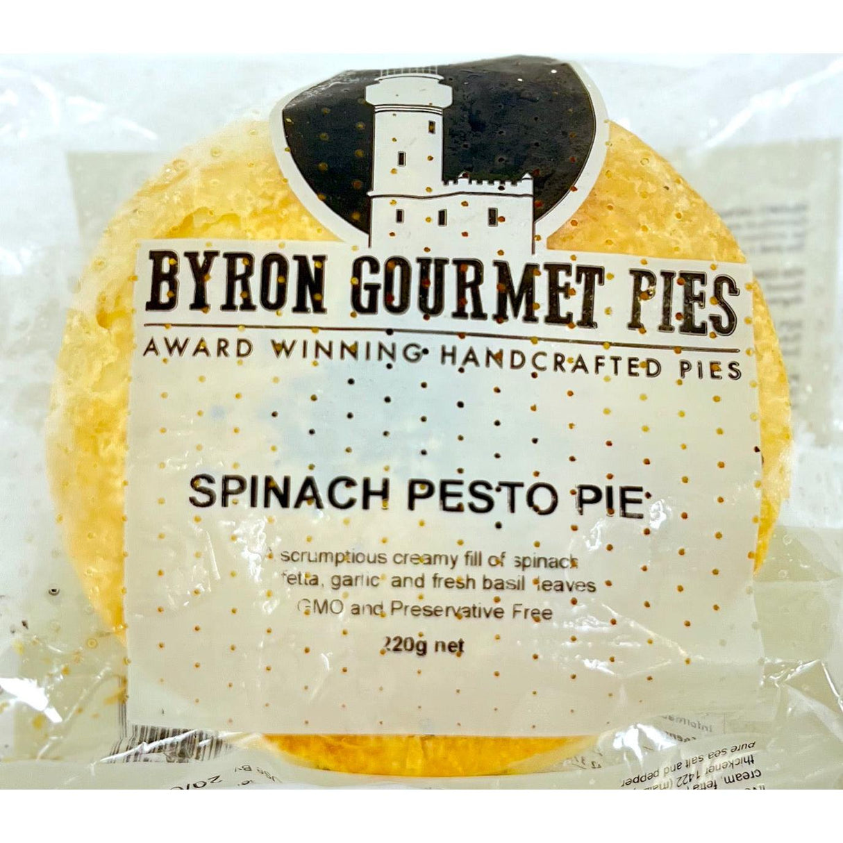 Byron Gourmet Spinach Pesto Pie 220g
