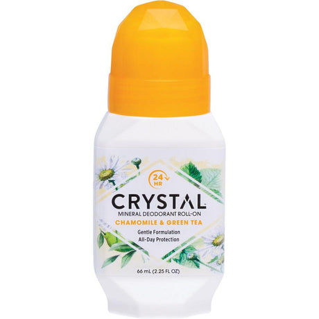 CRYSTAL RollOn Deodorant Chamomile & Green Tea 66ml