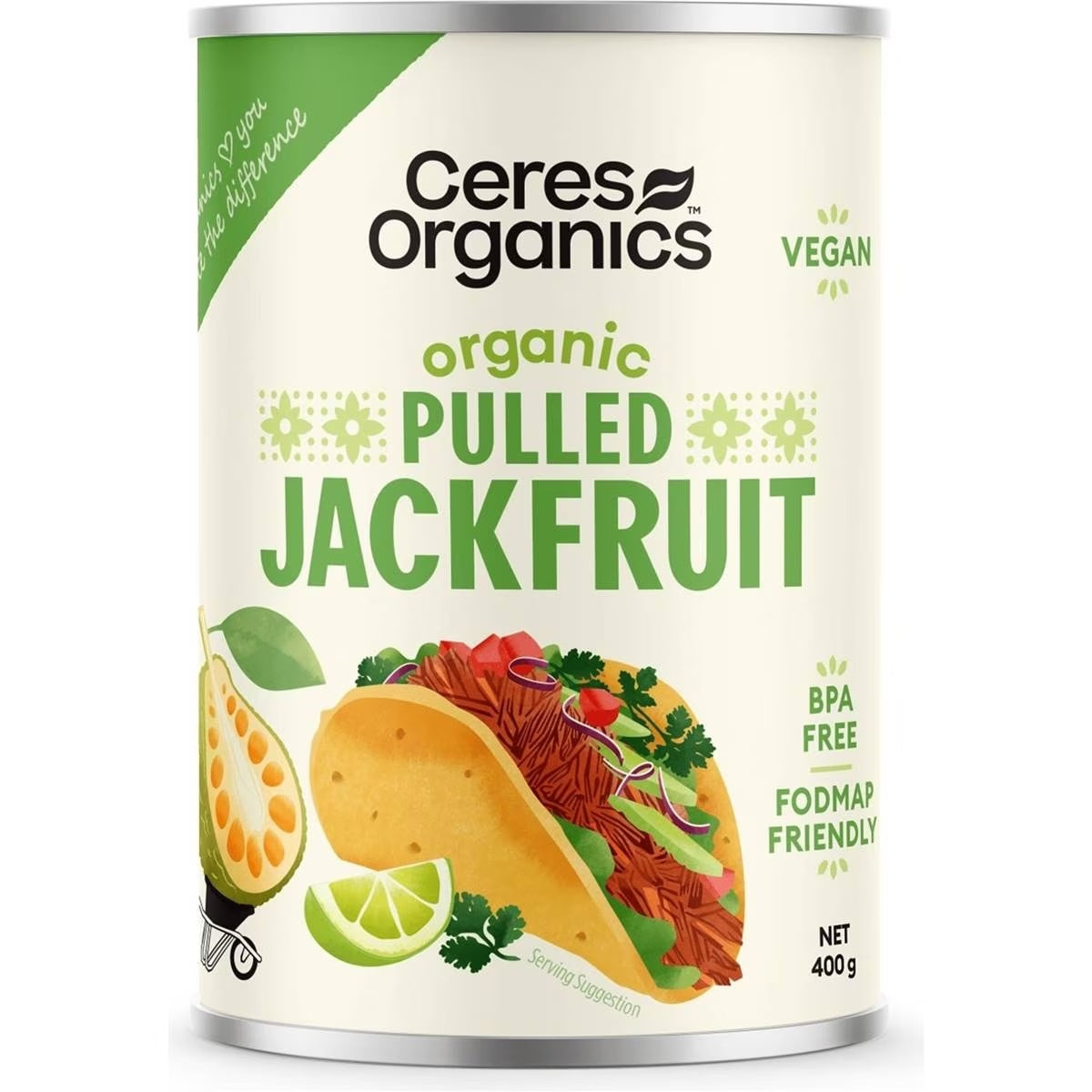 Ceres Organics Ceres Pulled Jackfruit 400g