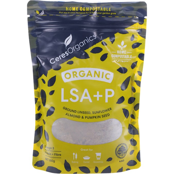 Ceres Organics LSA+P (Linseed, Sunflower, Almond & Pumpkin Seed) 250g