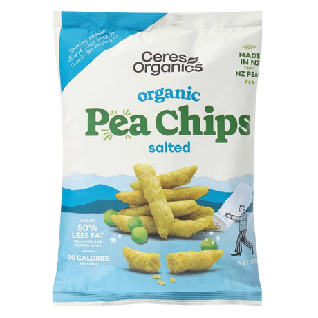 Ceres Organics Pea Chips Salted 100g