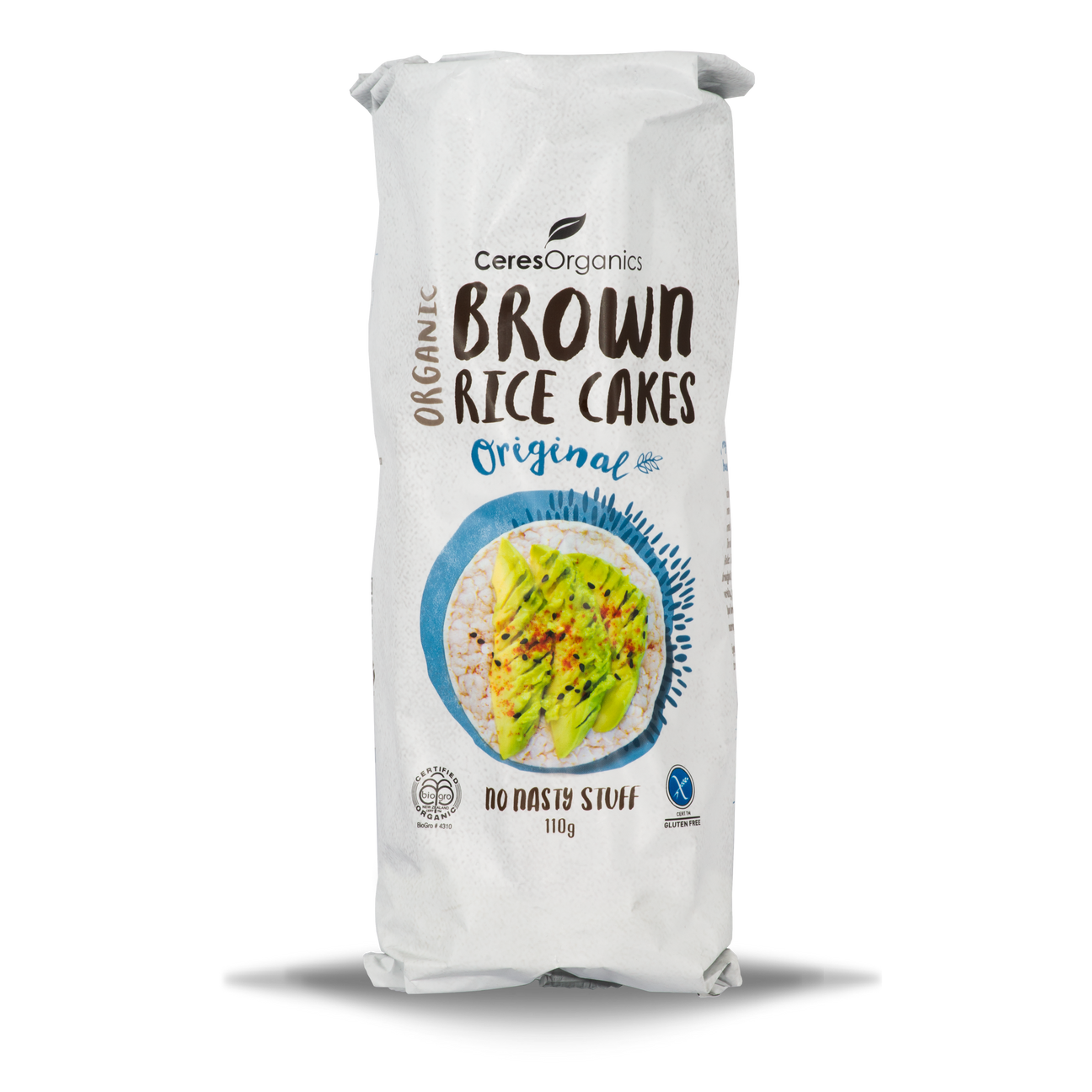 Ceres Organics Rice Cakes Original (Brown Jasmine Rice) 110g