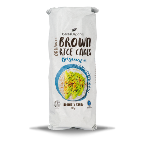 Ceres Organics Rice Cakes Original (Brown Jasmine Rice) 110g