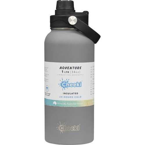 Cheeki SS Bottle Ad Slate 1L