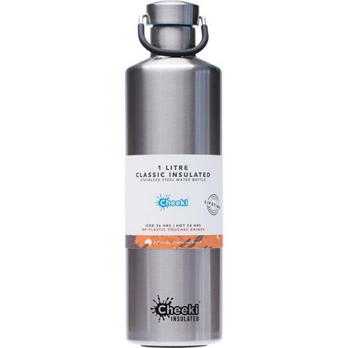 Cheeki Stainless Bottle Silver Max 1.6L