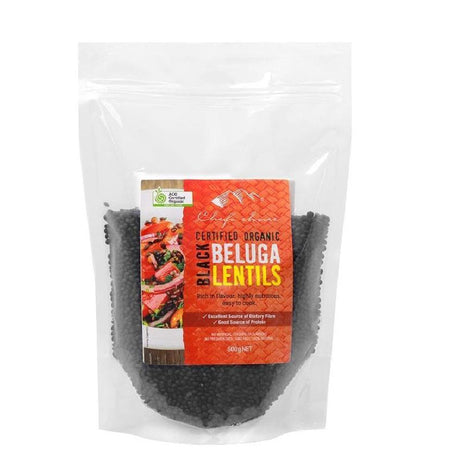 Chef's Choice Black Beluga Lentils 500g