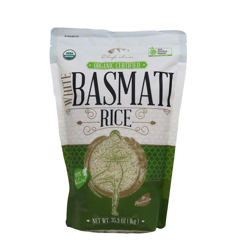 Chef's Choice Certified Basmati White Rice 1Kg