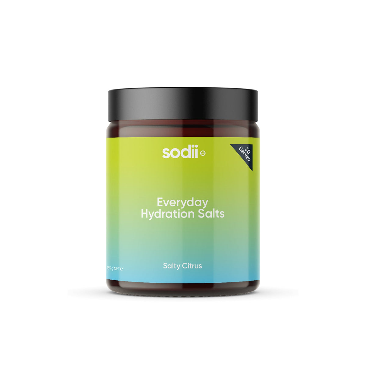 Sodii Everyday Hydration Salts Salty Citrus Tub 185g