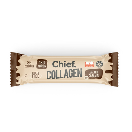 Chief Collagen Protein Bar Choc Salted Caramel 45g