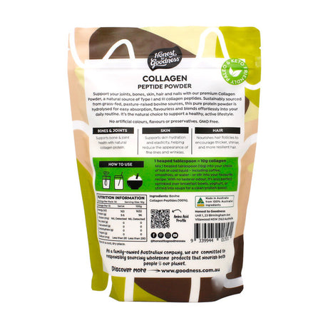 Honest to Goodness Collagen Peptide Powder 300g