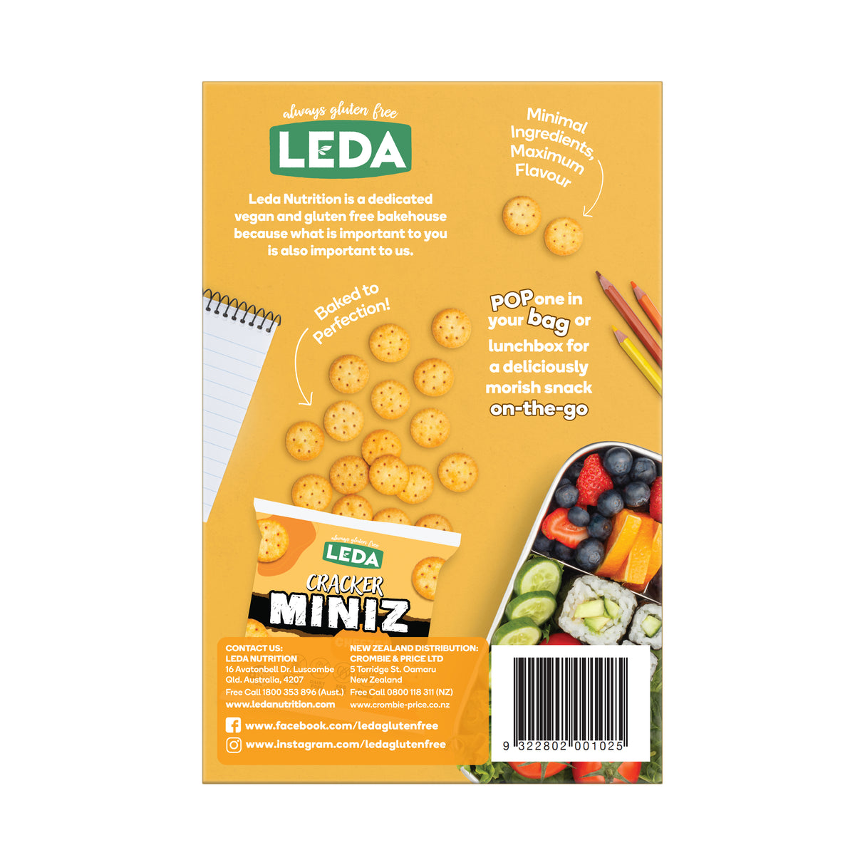 Cracker MINIZ Cheeze Multi 6x25g