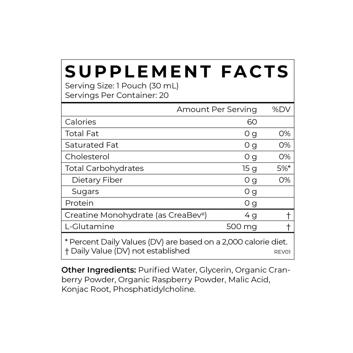 Cymbiotika Liposomal Creatine+ 20x30ml