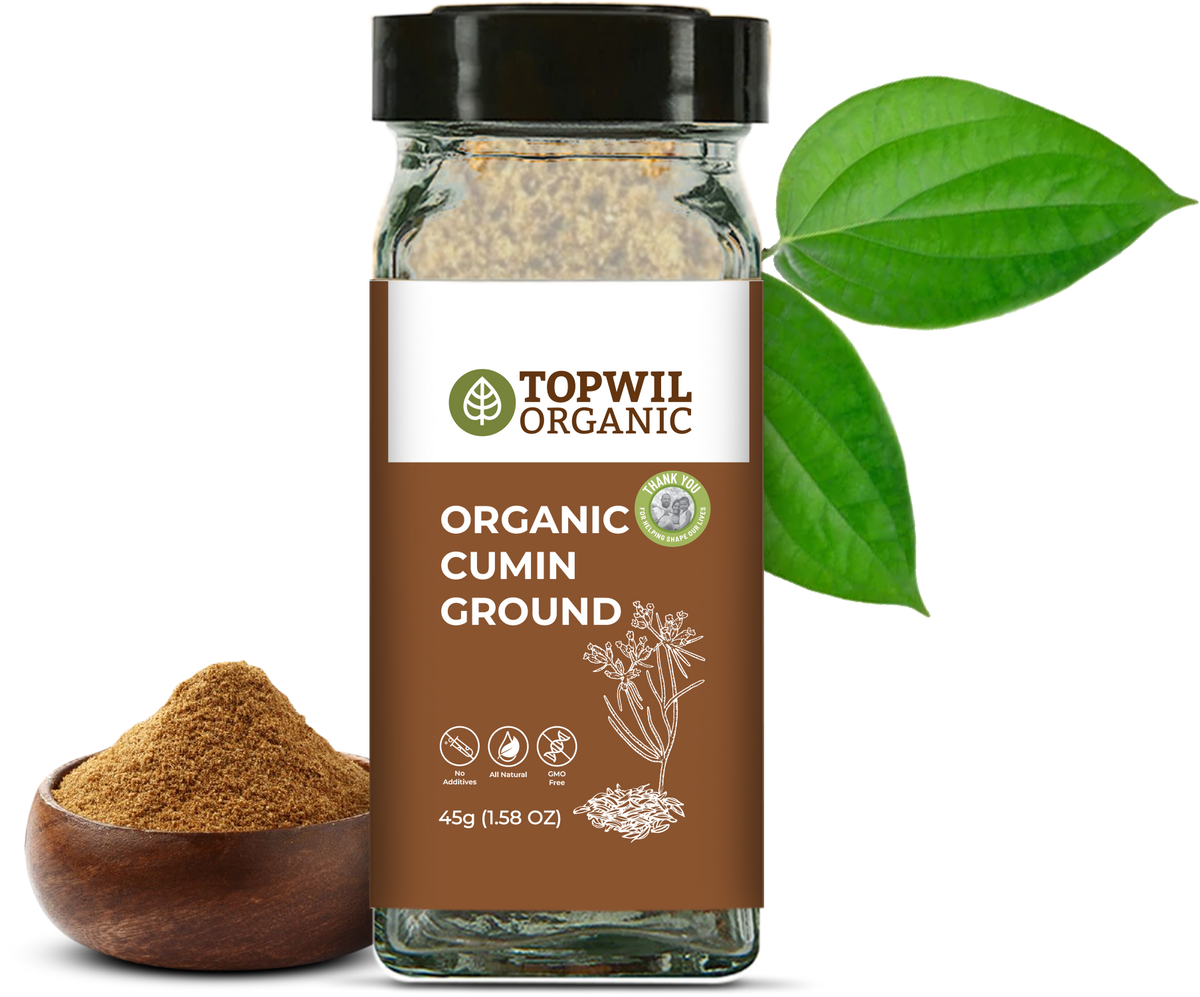 Topwil Org Cumin Ground 45g product pack