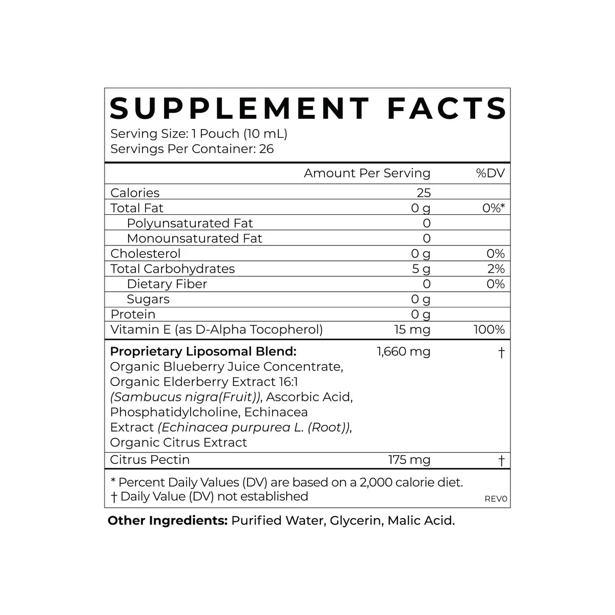 Cymbiotika Liposomal Elderberry 26x10ml