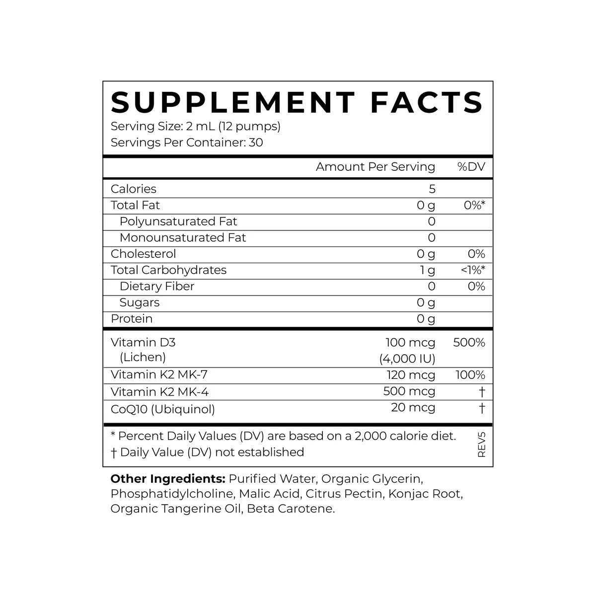 Cymbiotika Liposomal Vitamin D3 + K2 + CoQ10 60ml