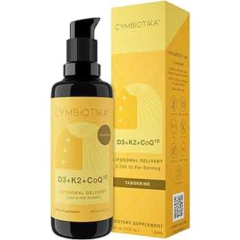 Cymbiotika Liposomal Vitamin D3 + K2 + CoQ10 60ml