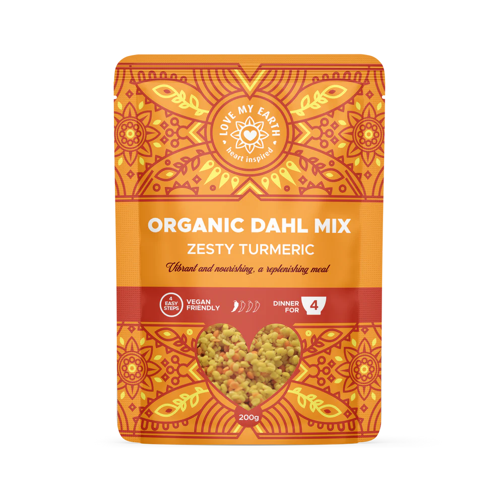 Love My Earth Organic Dahl Mix Zesty Turmeric 200G