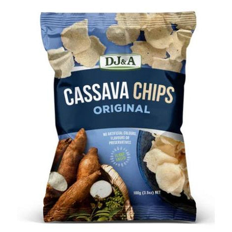 DJ & A Cassava Chips Original 100g