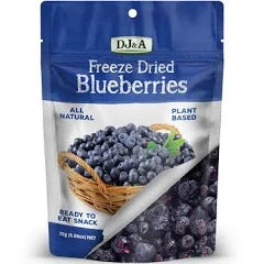 DJ & A Freeze Dried Blueberry 25g – Unique Wholefood