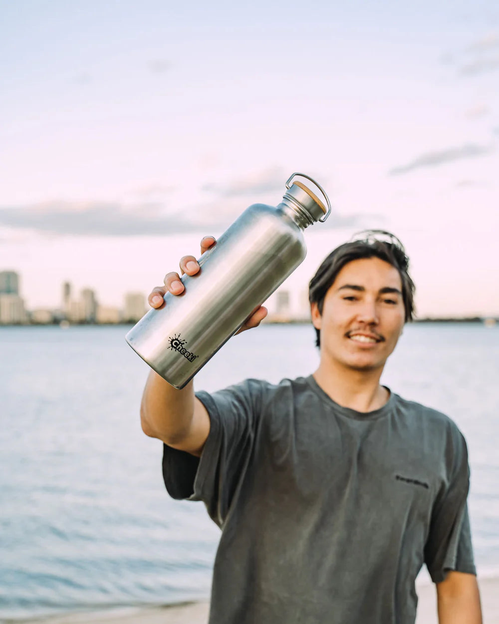 Cheeki Stainless Bottle Silver Max 1.6L
