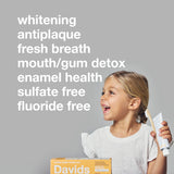 Davids Hydroxi™ kids + adults nano hydroxyapatite premium toothpaste / orange vanilla 113g
