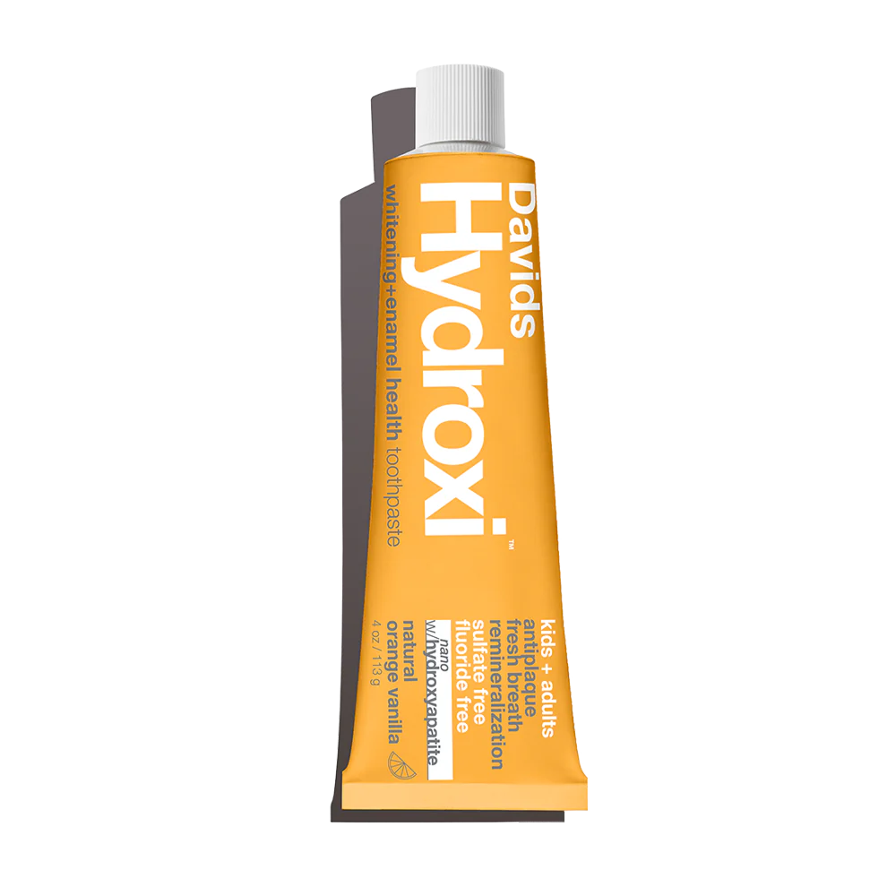 Davids Hydroxi™ kids + adults nano hydroxyapatite premium toothpaste / orange vanilla 113g