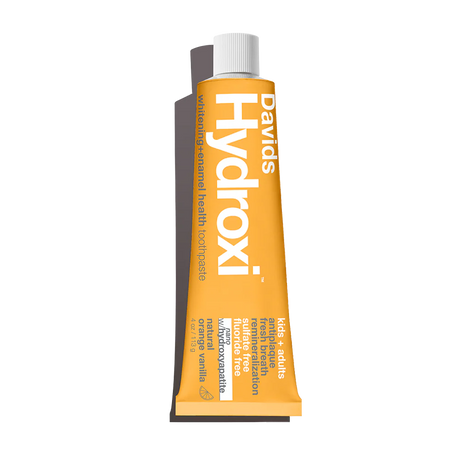 Davids Hydroxi™ kids + adults nano hydroxyapatite premium toothpaste / orange vanilla 113g