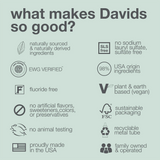 Davids premium toothpaste / spearmint 149g