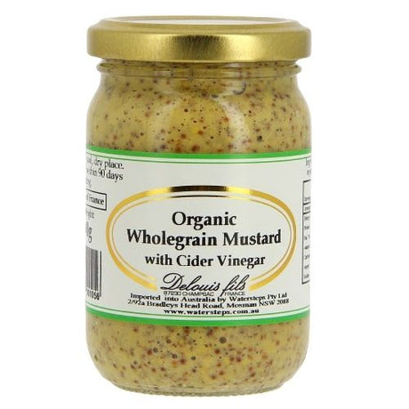Delouis Organic Wholegrain Mustard 200g