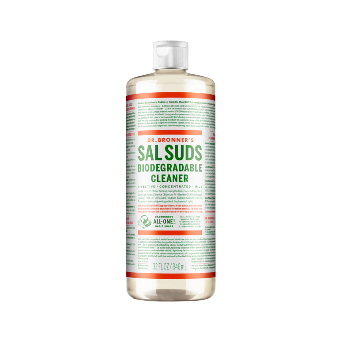 Dr Bronners Organic Biodegradable Cleaner 946ml