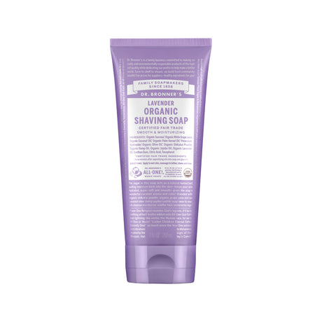 Dr Bronners Organic Shaving Soap Lavender 207ml