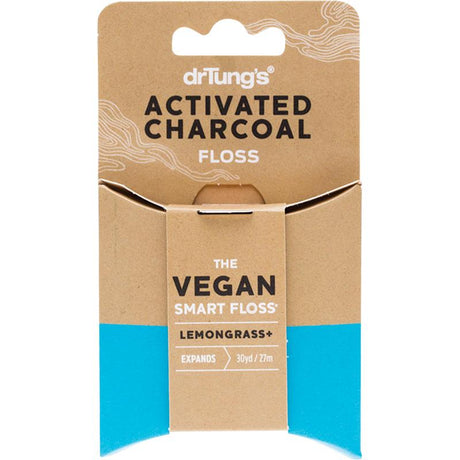 Dr Tung's Smart Dental Floss Activated Charcoal & Lemongrass 27m