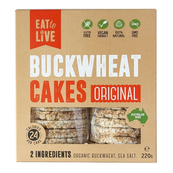 Eat to Live Buckwheat Cakes Original (Gluten Free)