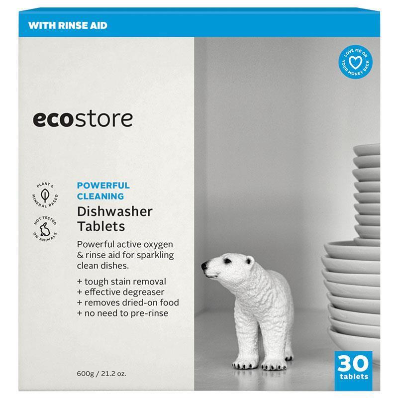 Ecostore Dishwasher Tablets (30 Washes) Fragrance Free 30 Tabs