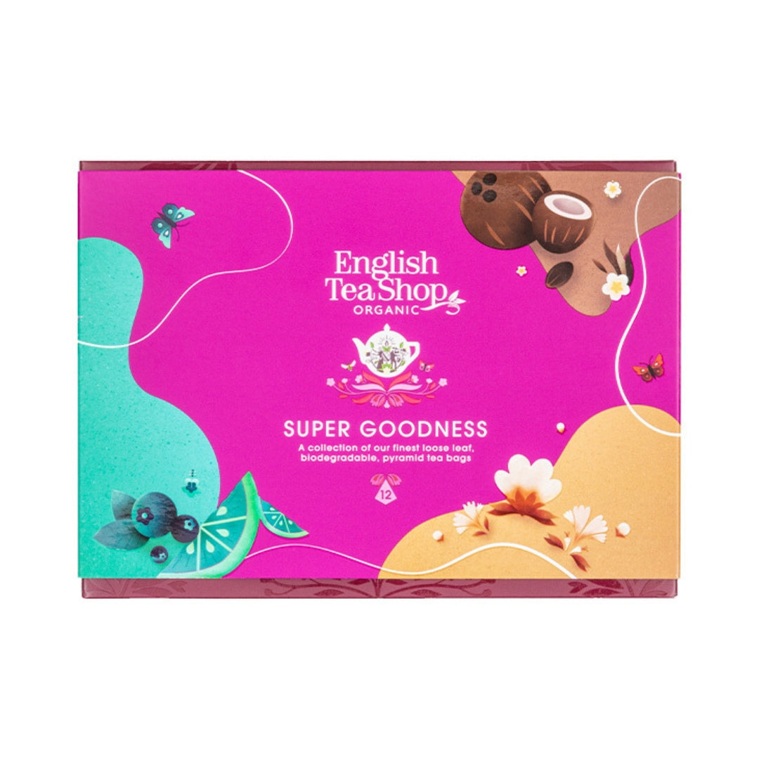 English Tea Shop Super Goodness Pyramid tea bags 12tb