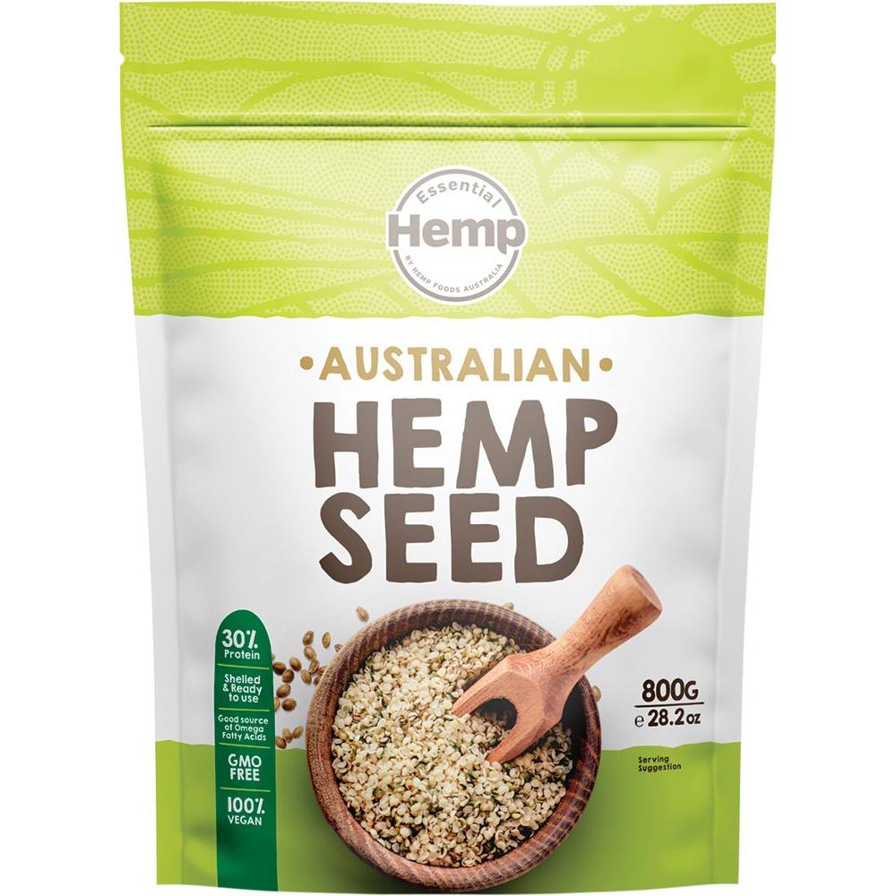 Essential Hemp Hulled Hemp Seeds 800g