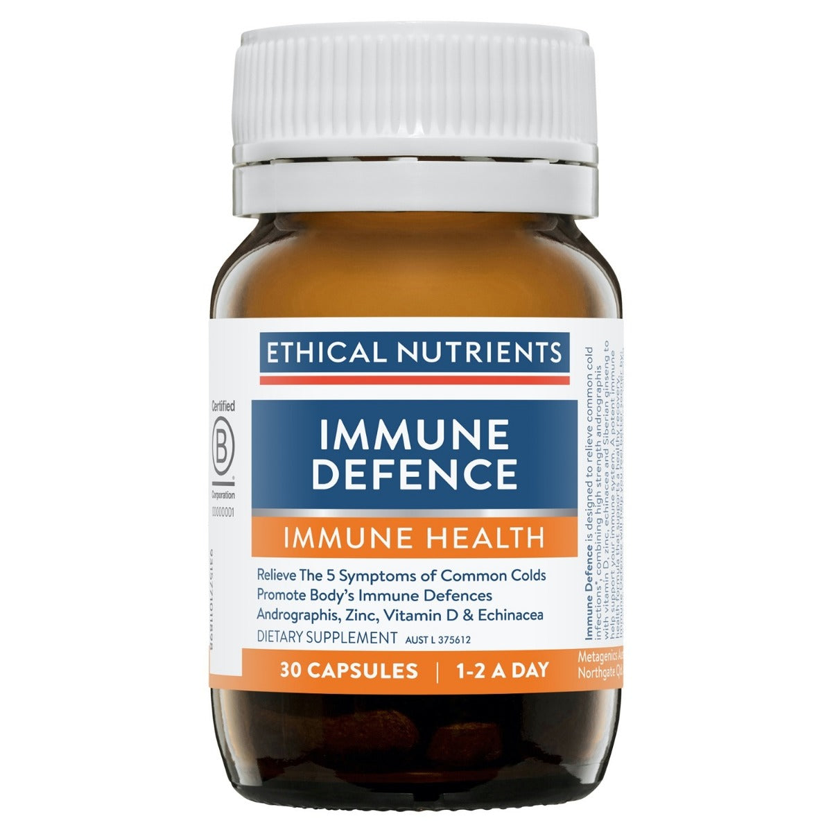 Ethical Nutrients Immune Defence 30t