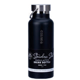 Ever Eco insulated drink bottle in matte black Onyx, 500ml