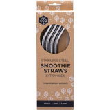 Ever Eco Smoothie Straws Bent Stainless Steel + Cleaning Brush 4