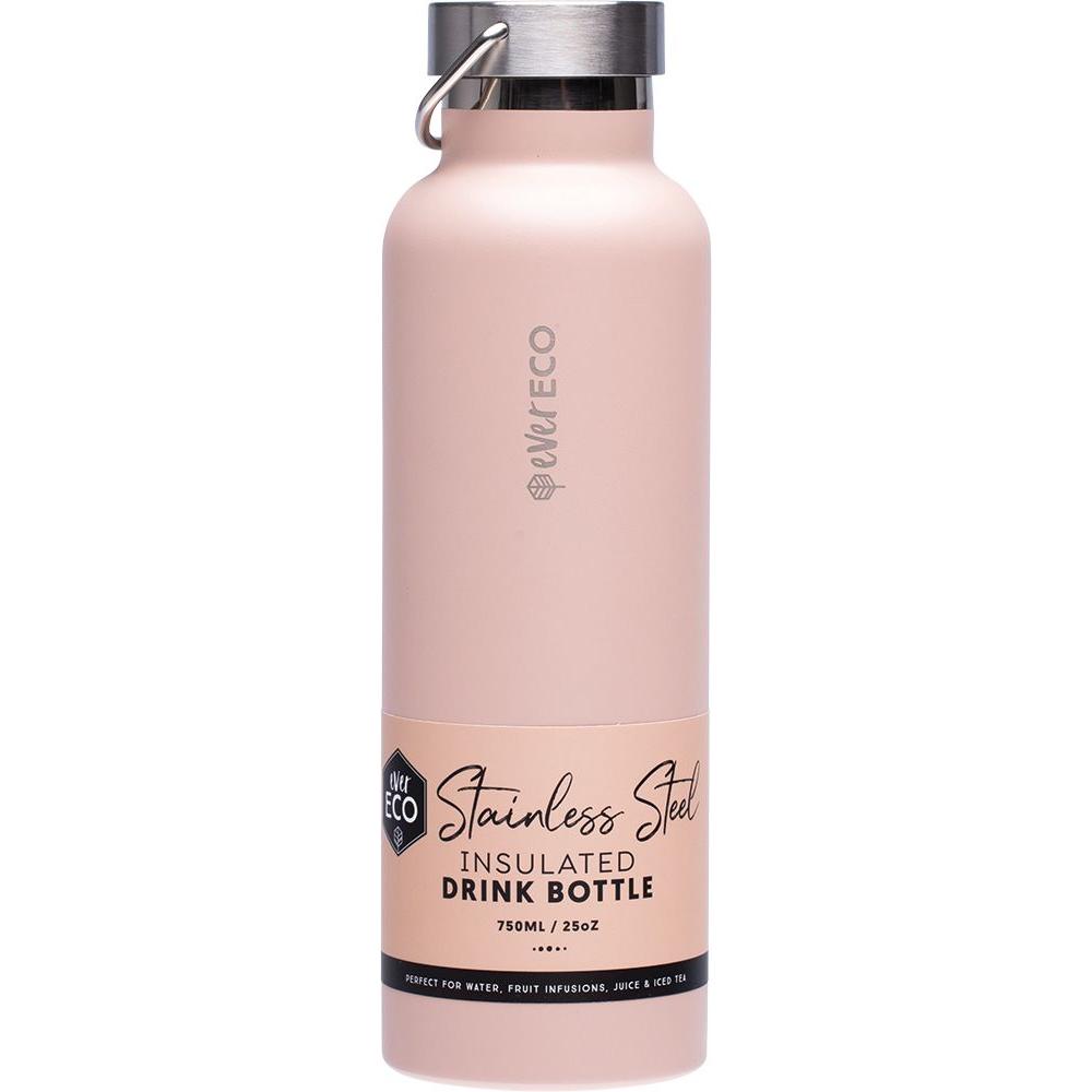 Ever Eco Stainless Steel Bottle Insulated Rose 750ml